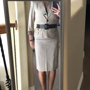 Tahiti striped suit skirt